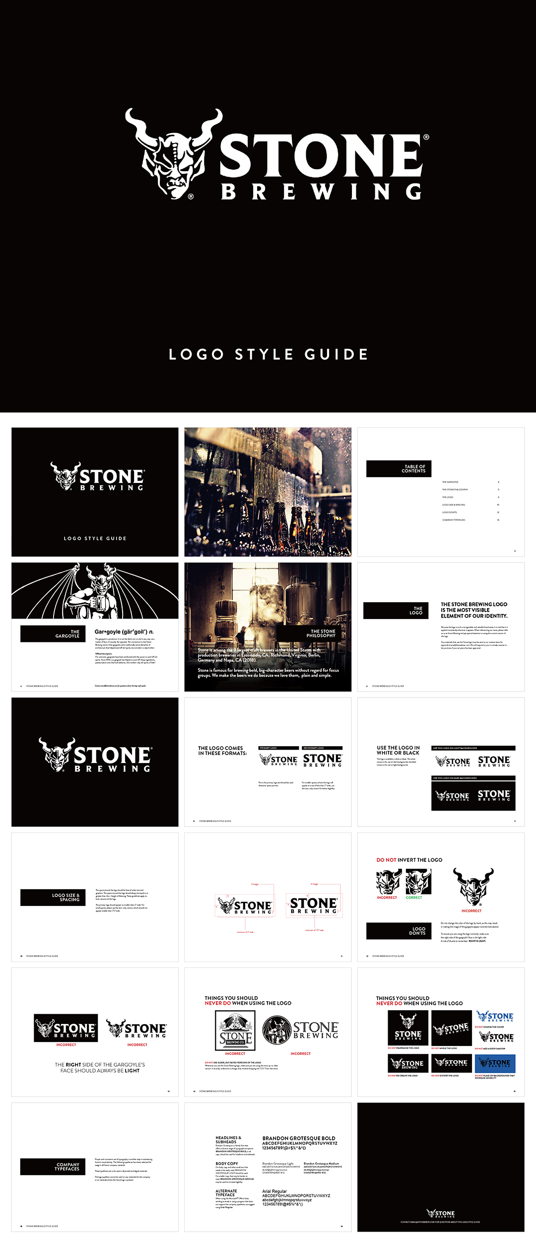 美国STONE BREWING COMPANY巨石酿酒厂VI手册