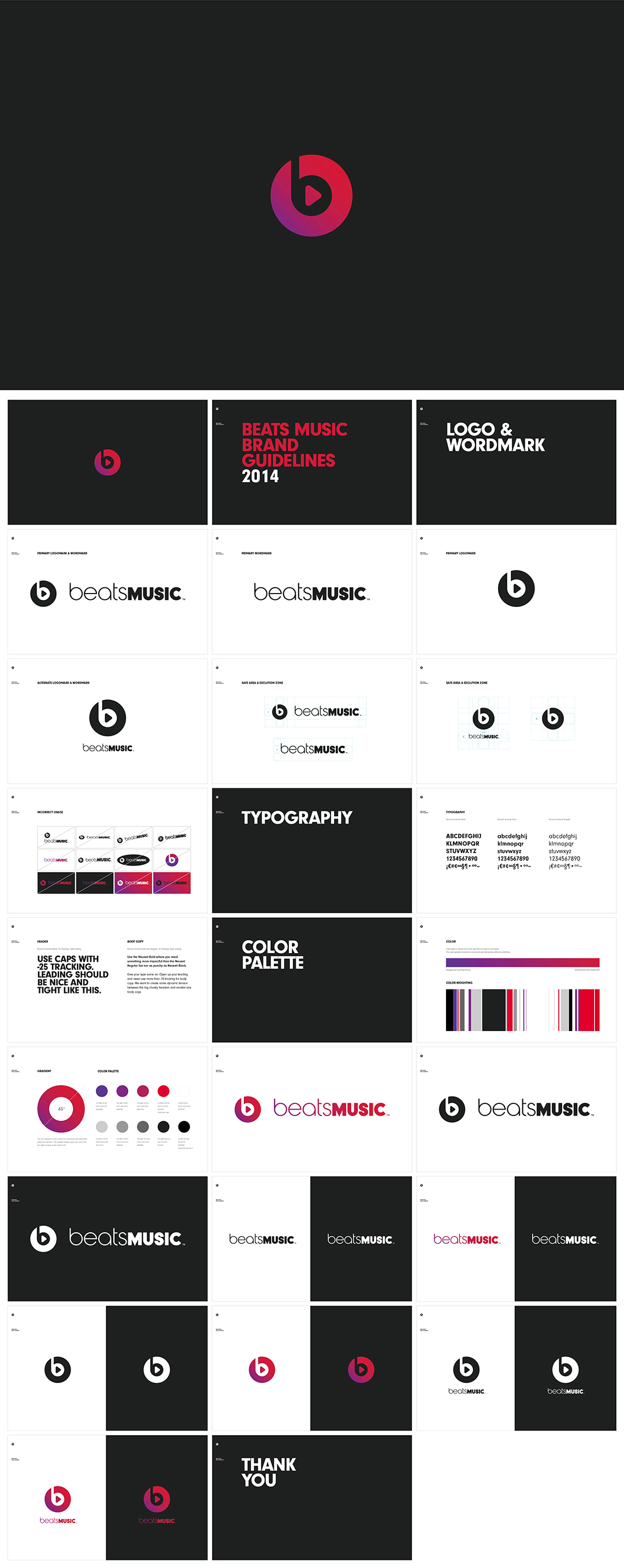 美国Beats-Music在线音乐应用logo规范