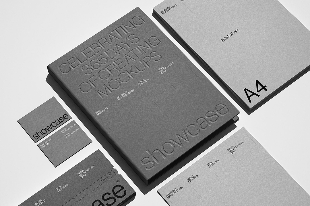 信纸画册信封名片样机