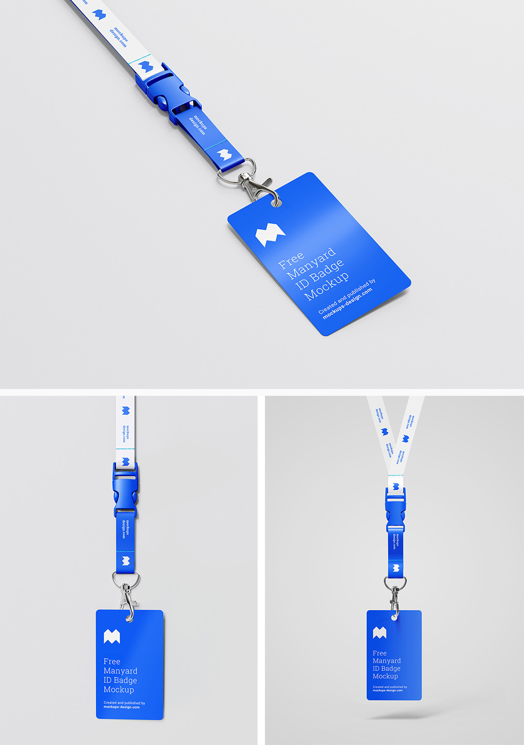 挂绳竖版工作证样机