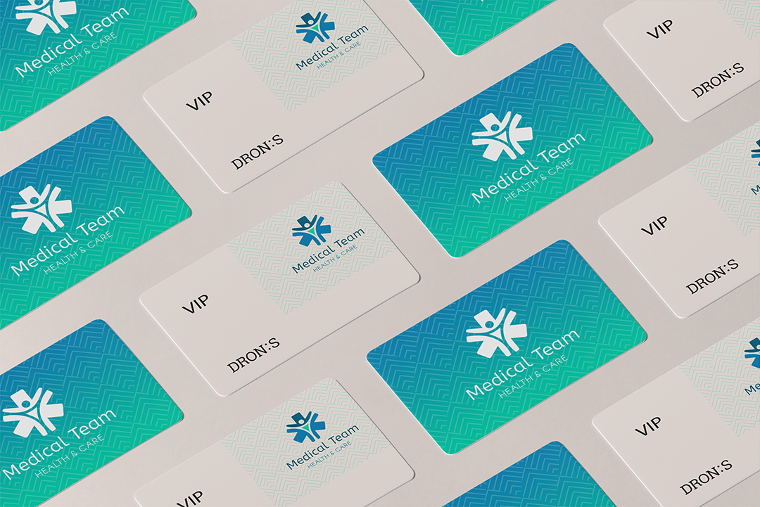 名片VIP卡会员卡平铺样机