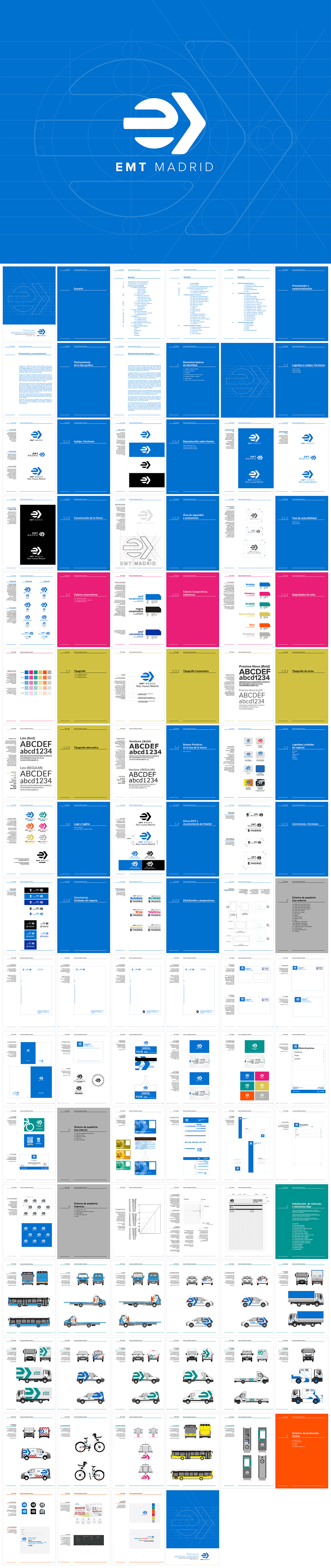 西班牙emtmadrides马德里公共交通VI手册