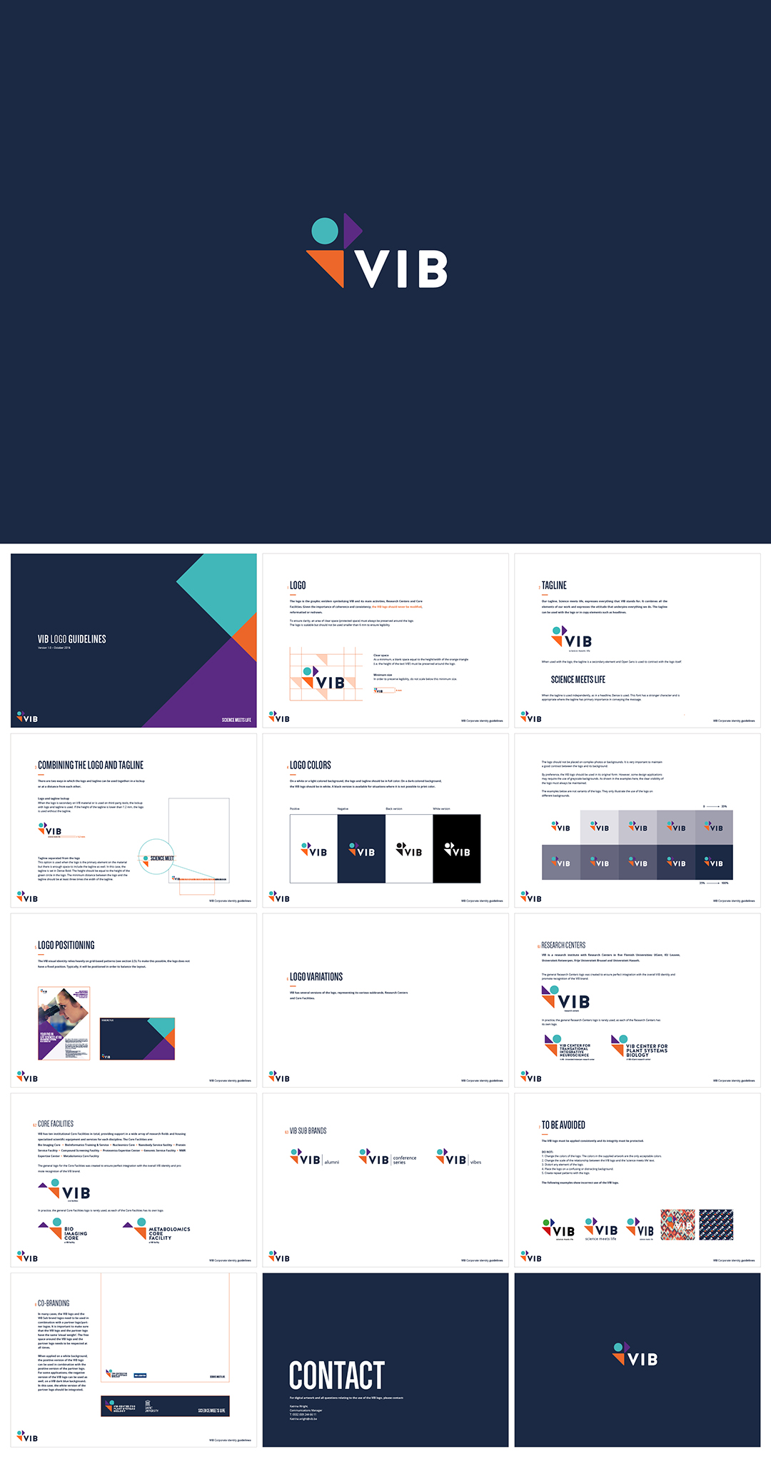 比利时VIB癌症生物学中心logo规范