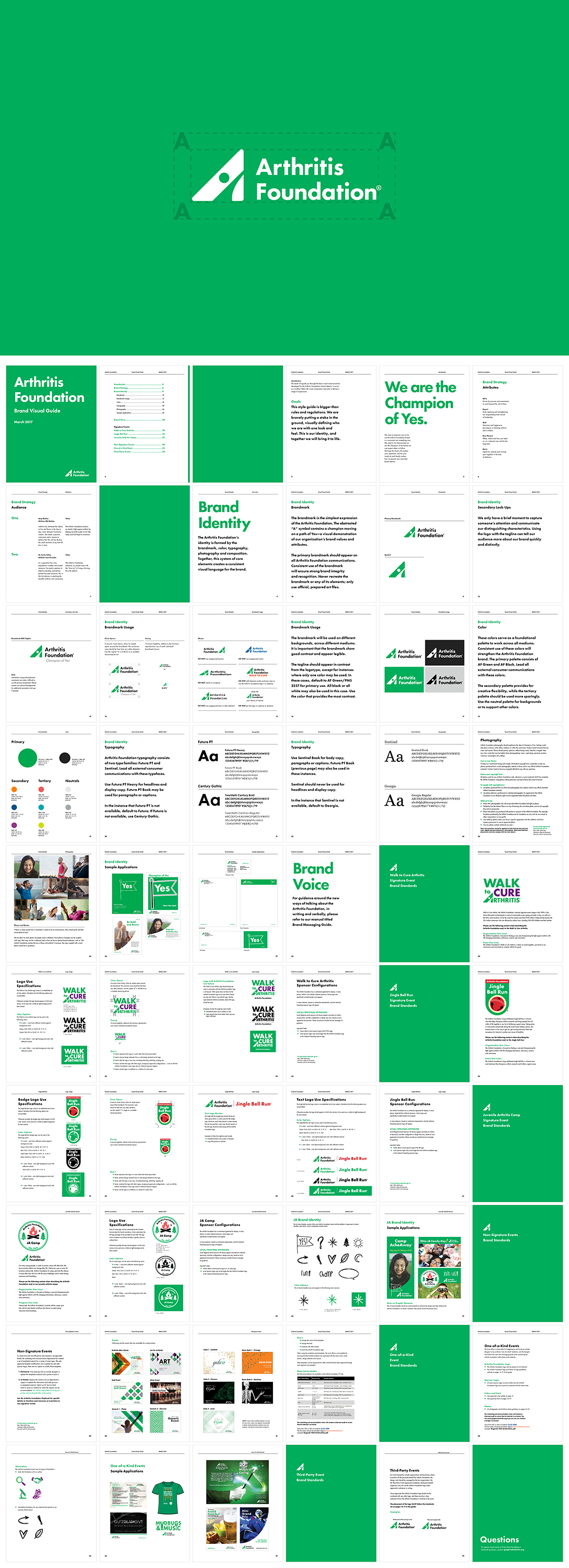 美国ARTHRITIS FOUNDATION关节炎基金会VI手册