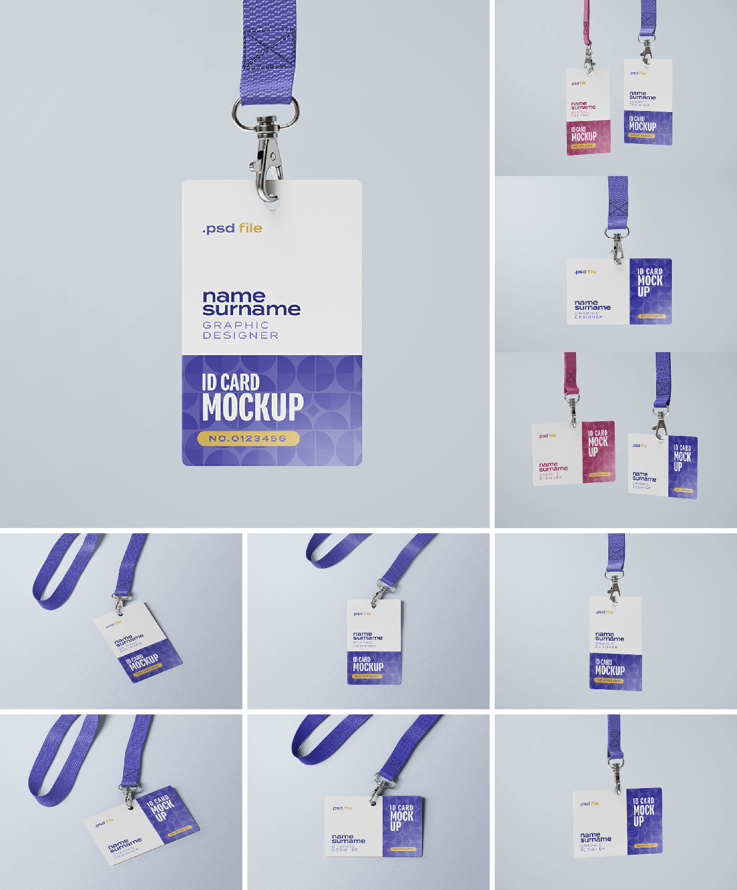 ID胸卡门禁感应卡入场证工作证挂牌样机