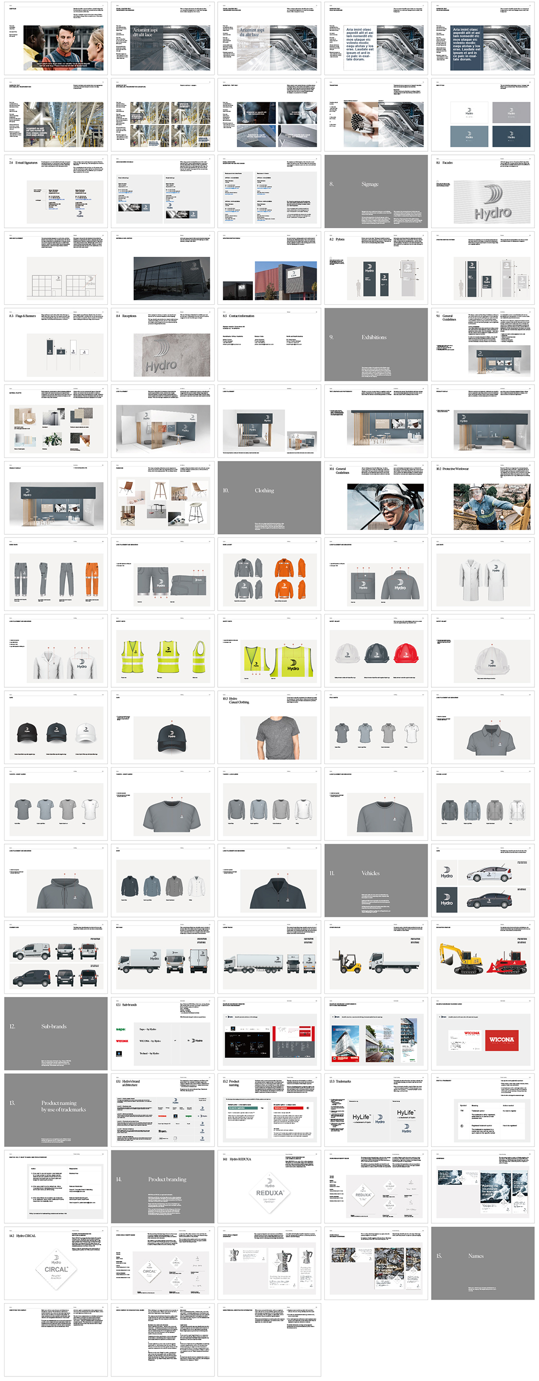 挪威hydro海德鲁铝业生产商VI手册