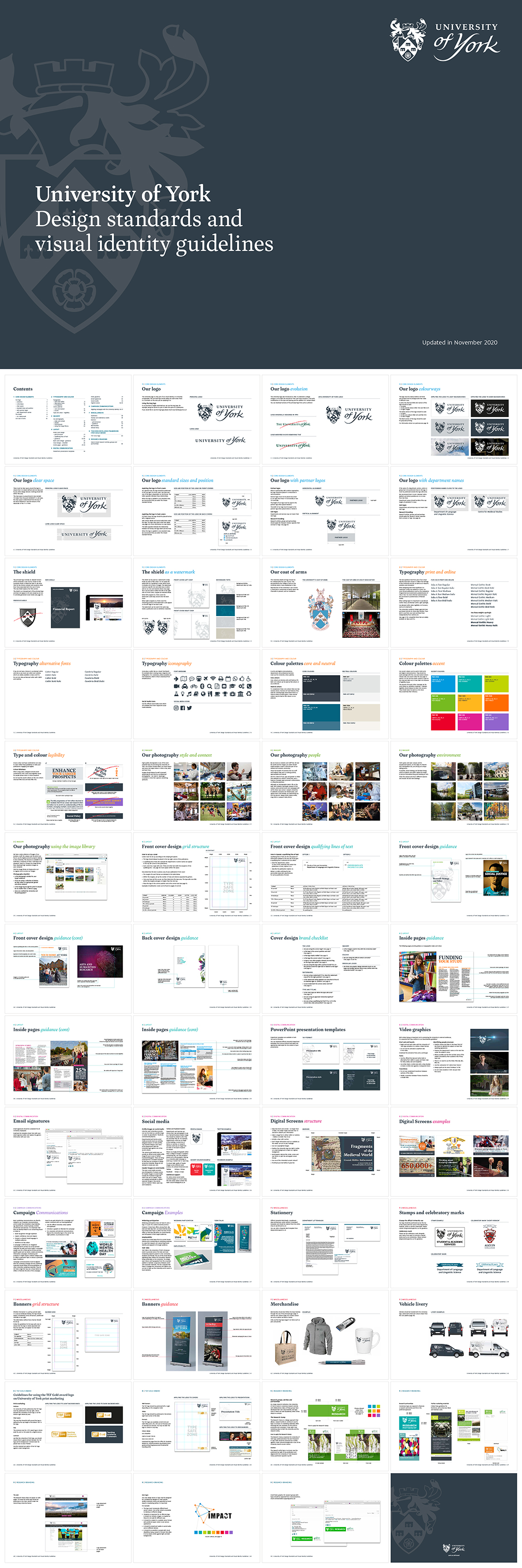 英国UNIVERSITY OF YORK约克大学VI手册