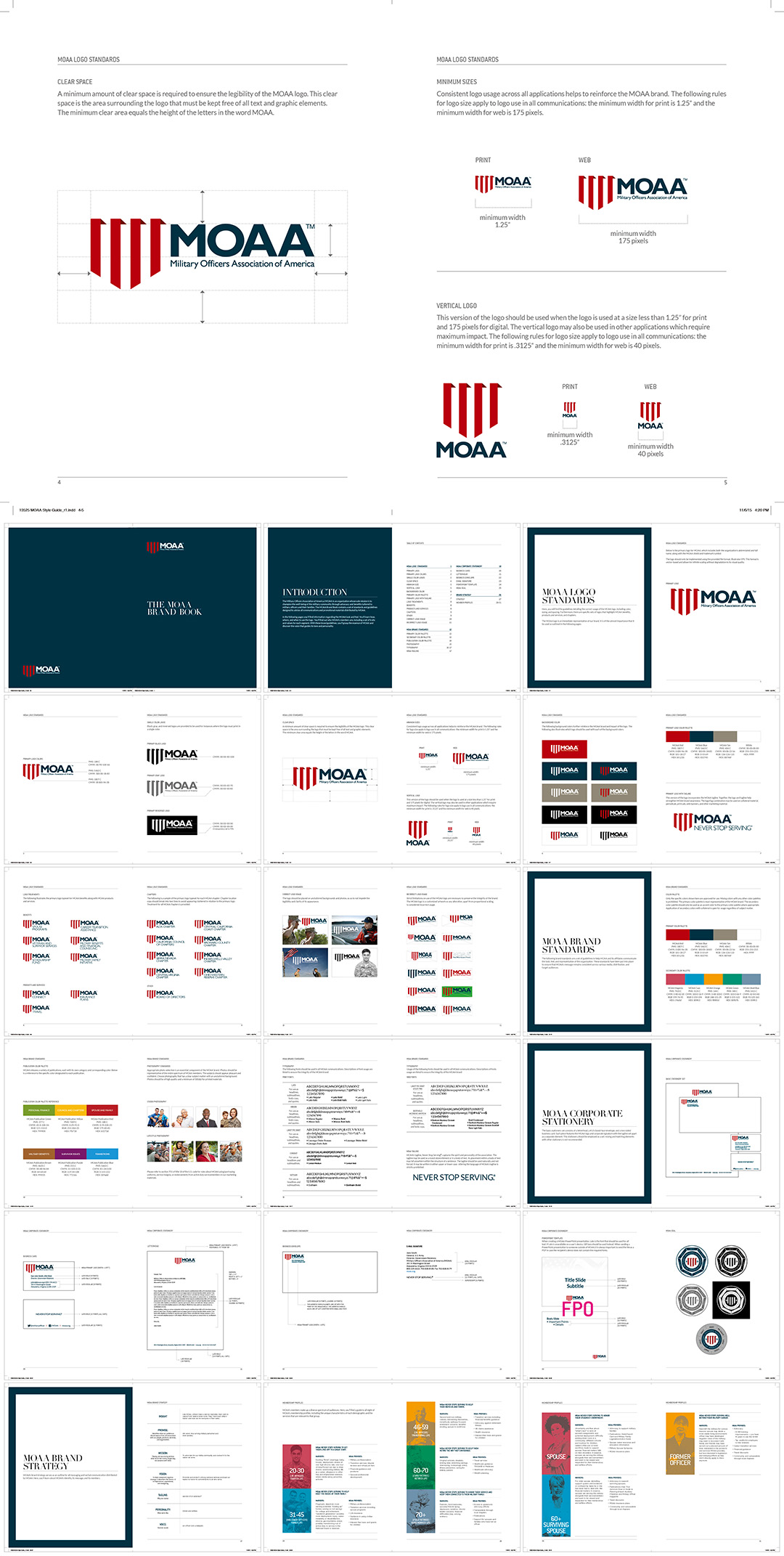 美国MOAA军官协会VI手册