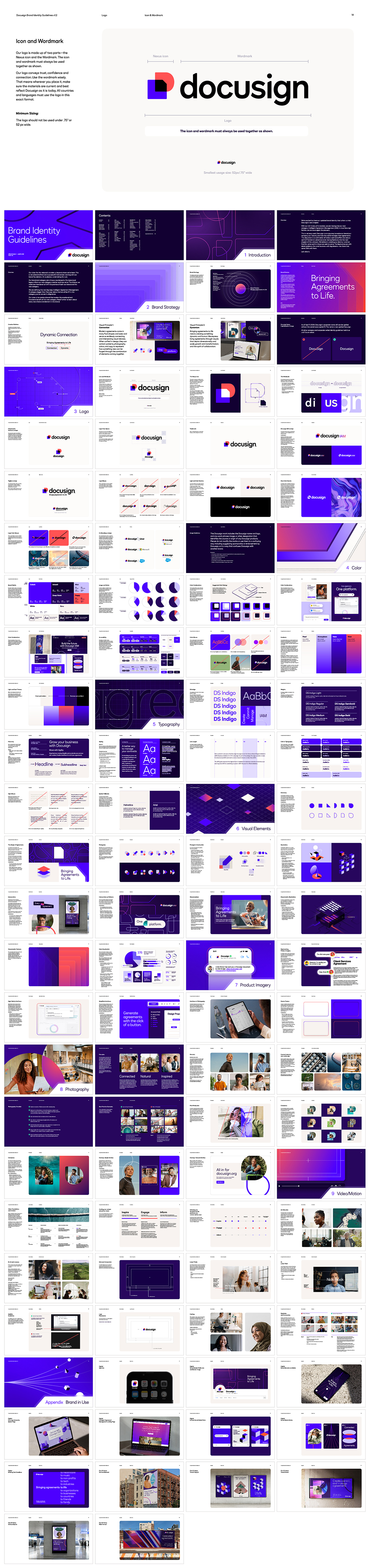 美国Docusign电子签名和数字交易管理公司品牌VI手册