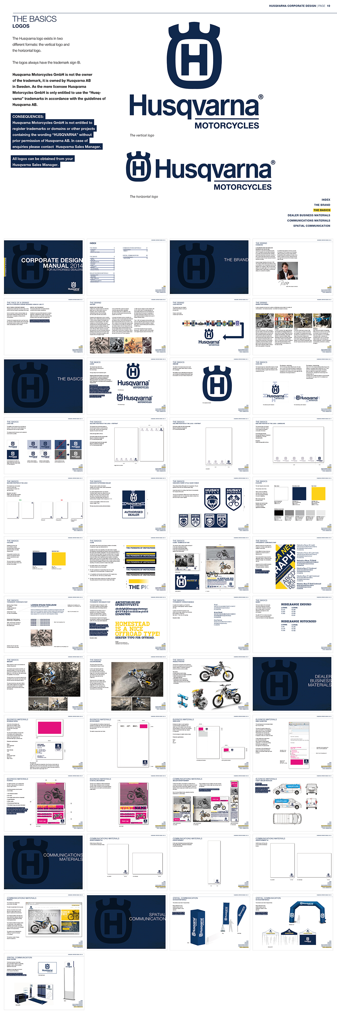 瑞典HUSQVARNA胡斯华纳设备制造商品牌VI手册