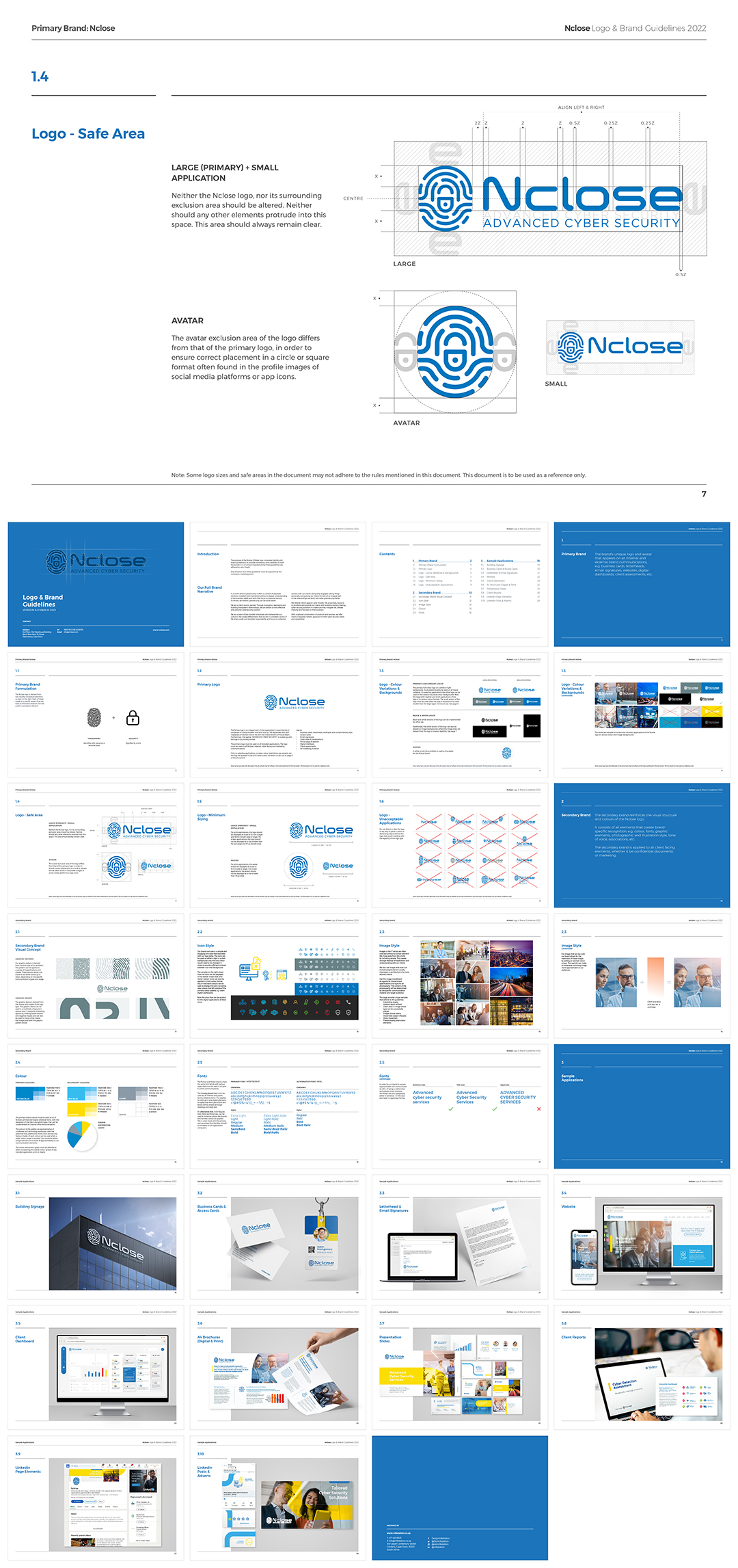 南非Nclose网络安全品牌VI手册