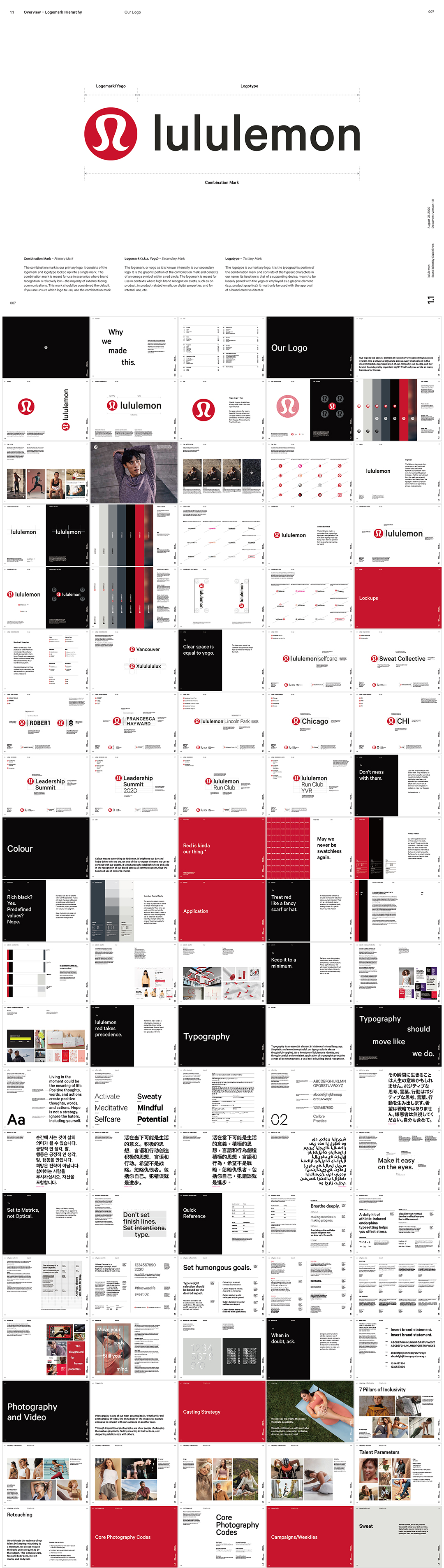 加拿大lululemon露露乐蒙服饰品牌VI手册