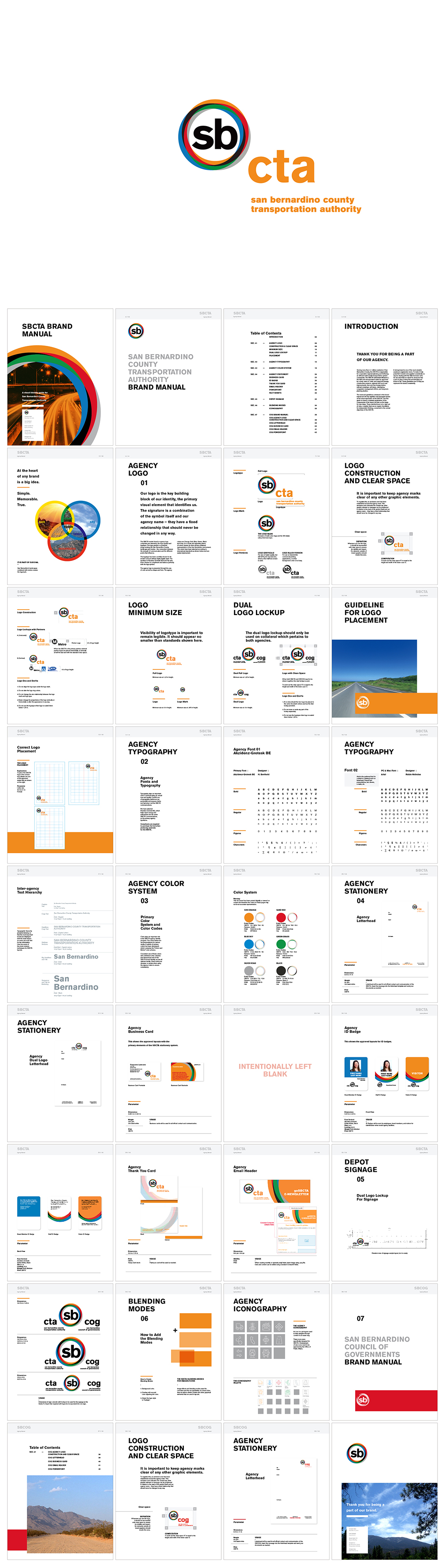 美国SBCTA圣贝纳迪诺县运输管理局VI手册