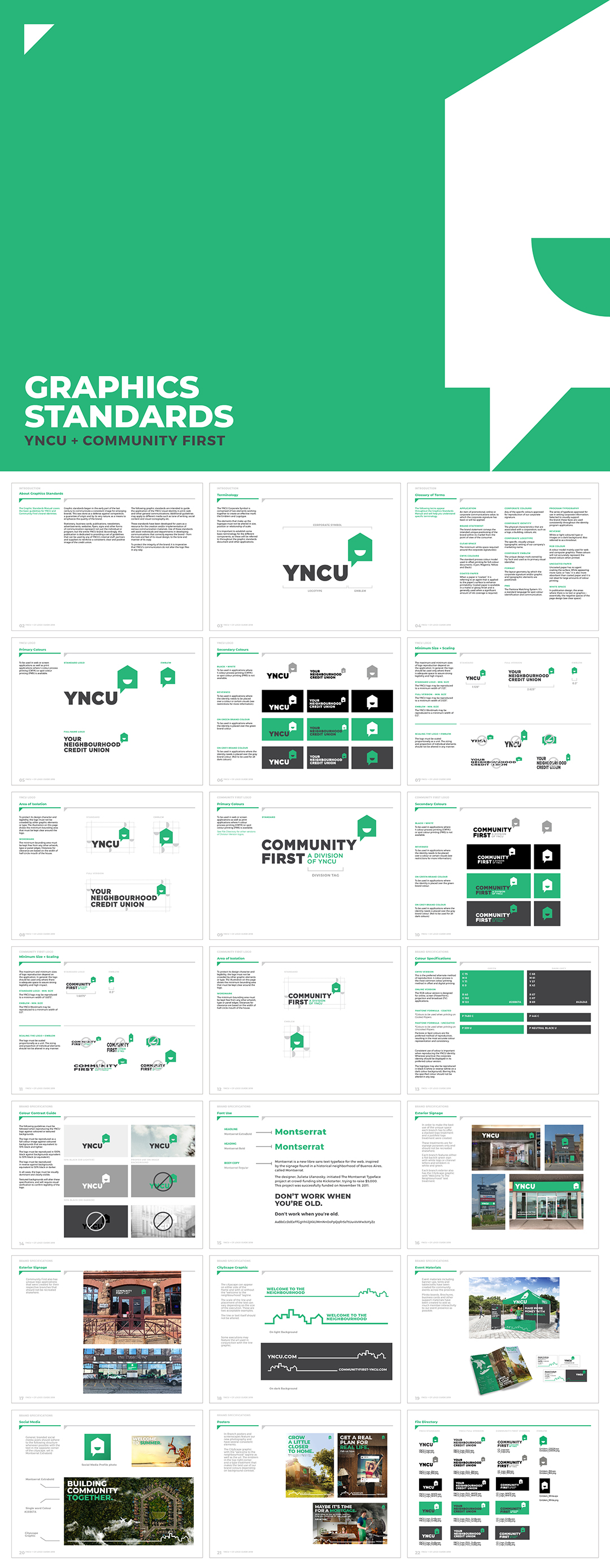 加拿大YNCU邻里信用合作社VI手册