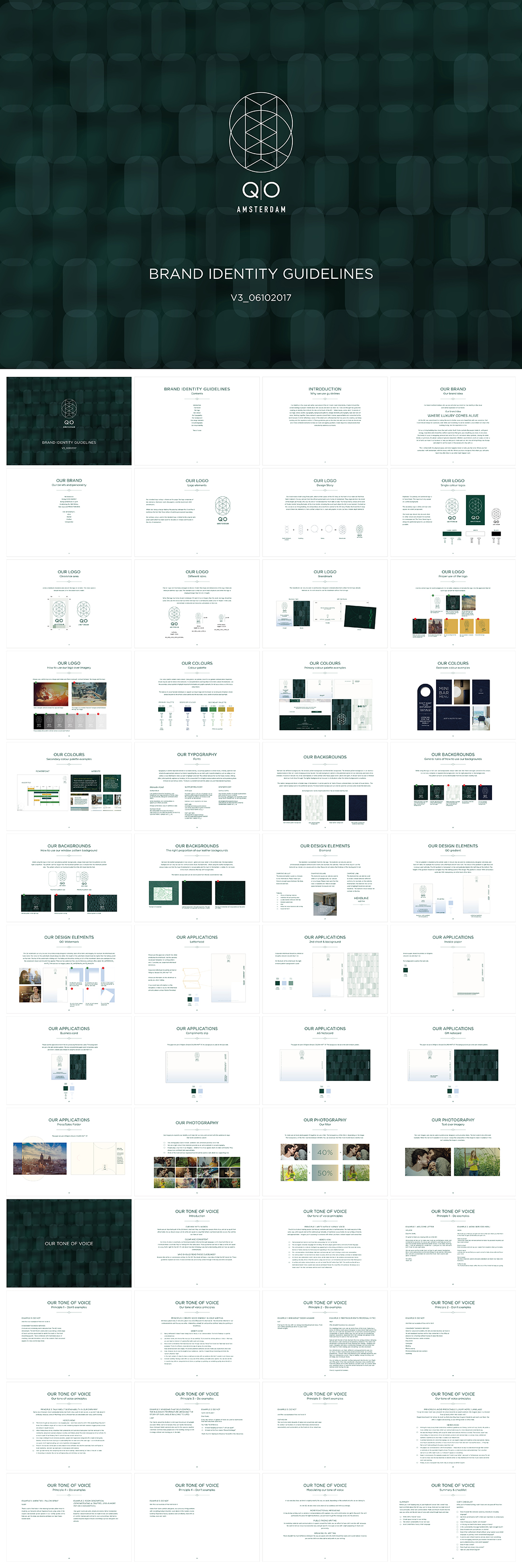 荷兰QO AMSTERDAM阿姆斯特丹QQ酒店VI手册