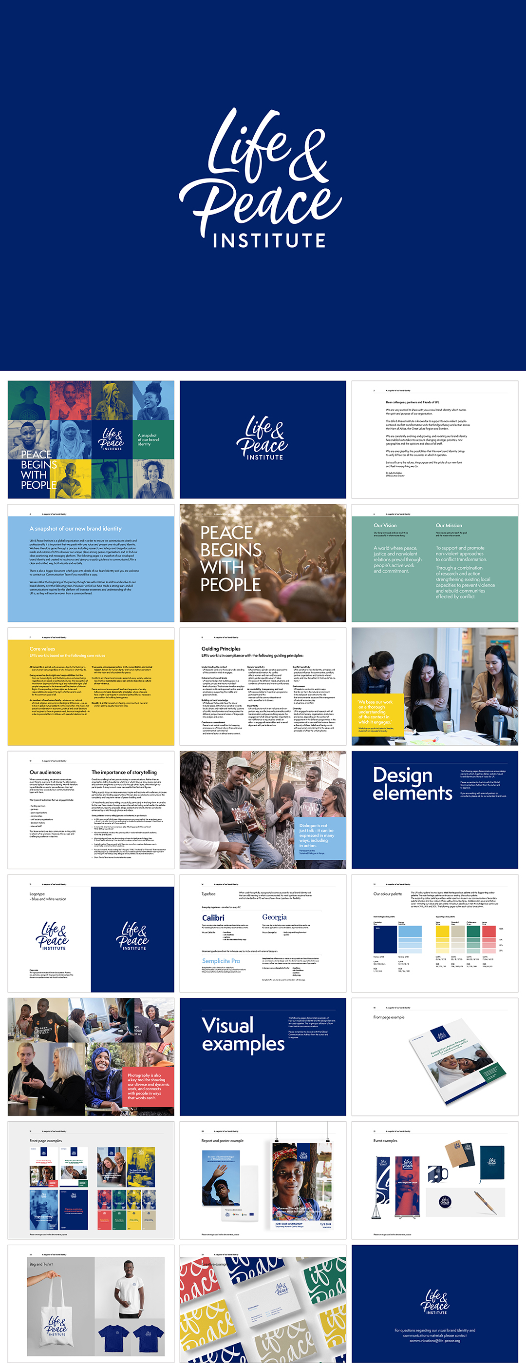 瑞典LIFE & PEACE INSTITUTE生命与和平研究所VI手册