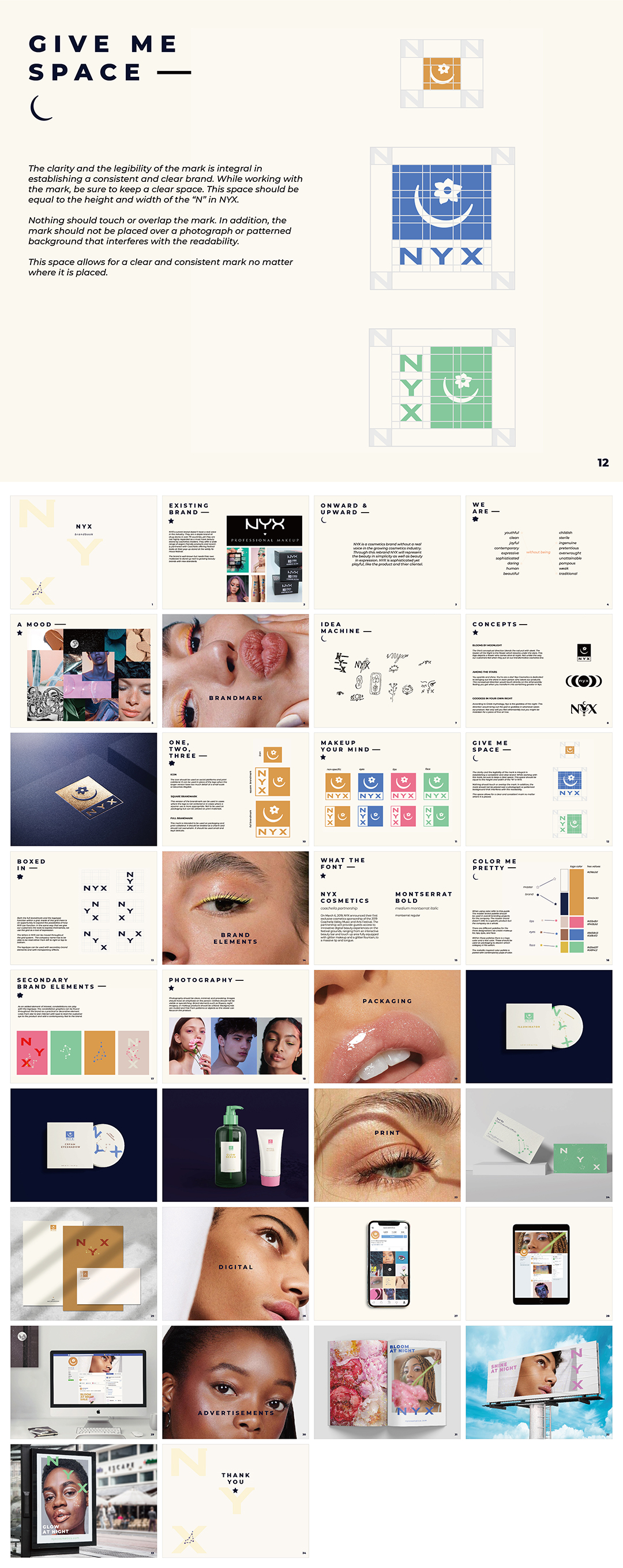 美国NYX彩妆品牌VI手册
