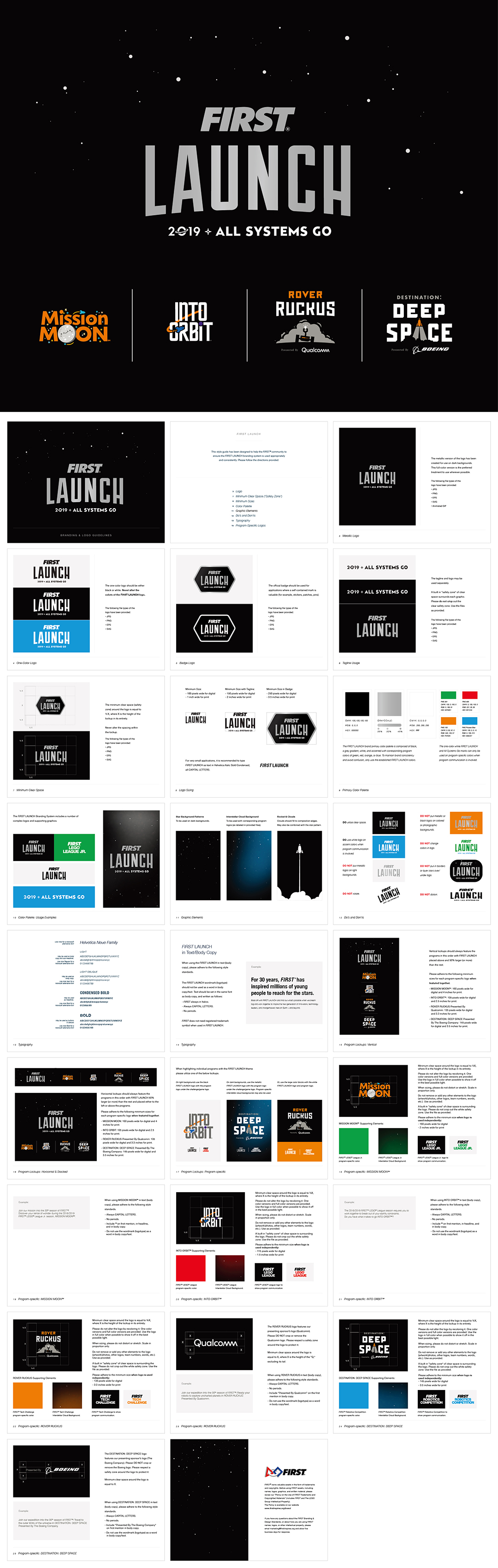美国FIRST LAUNCH全球机器人社区logo规范