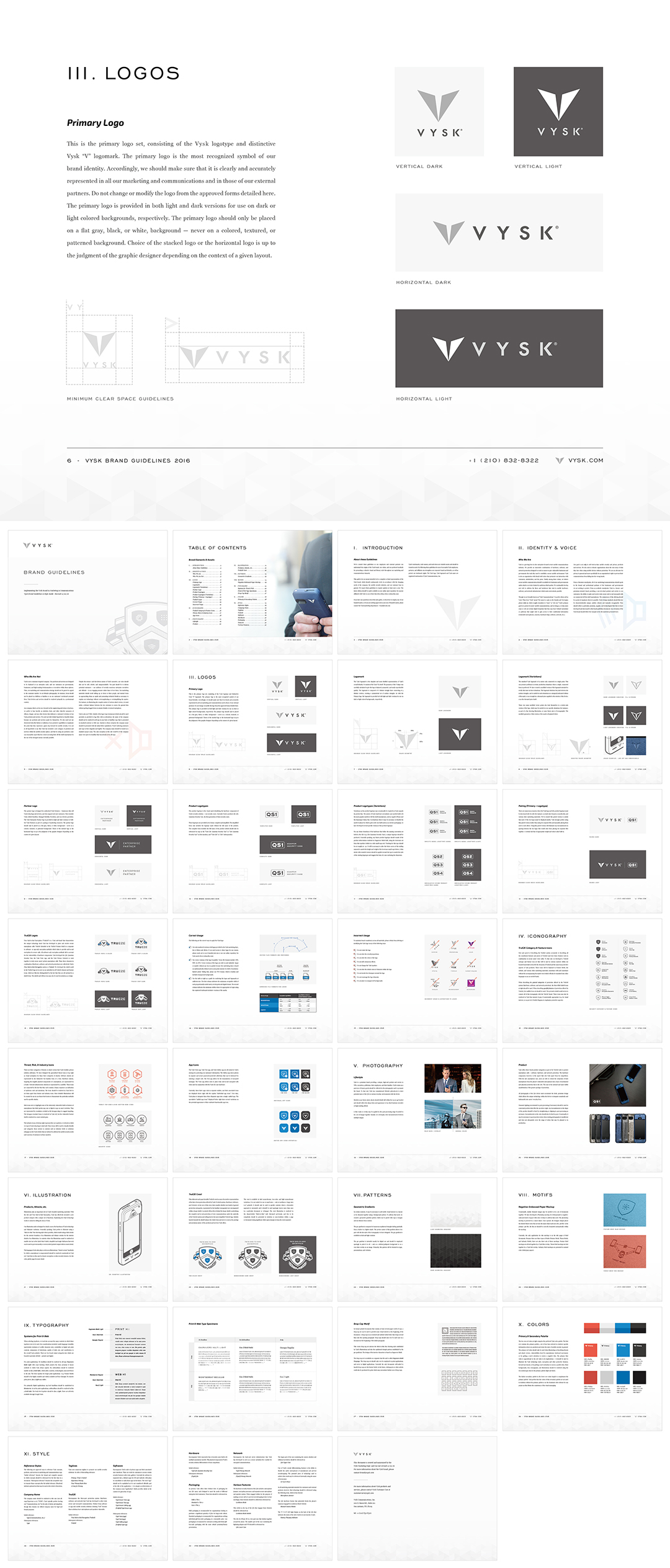 美国VYSK维斯克移动安全品牌VI手册
