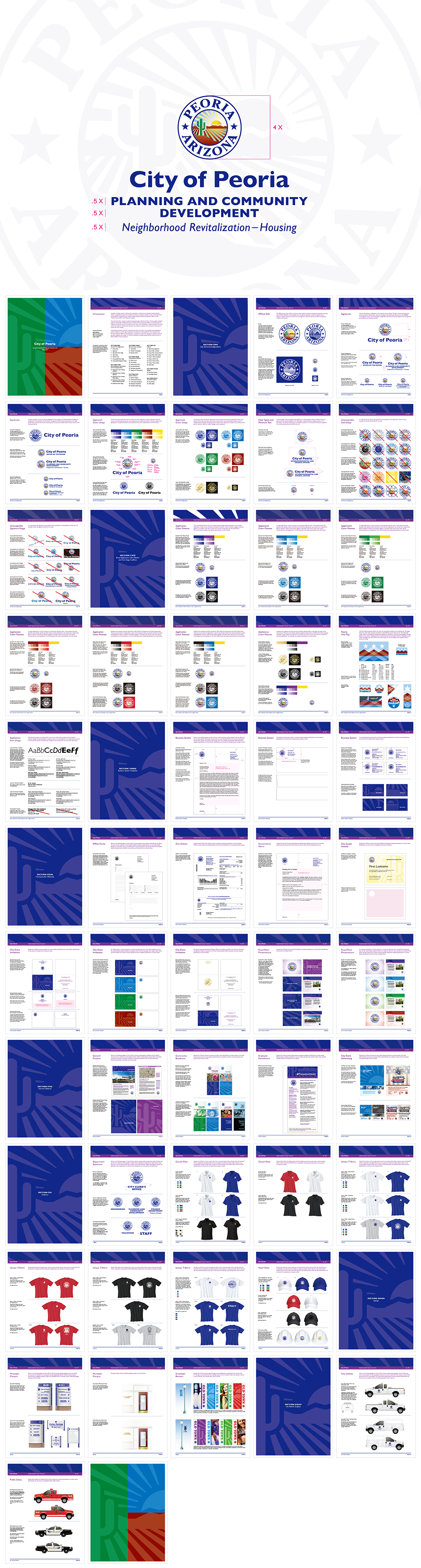 美国CITY OF PEORIA皮奥里亚城市VI手册