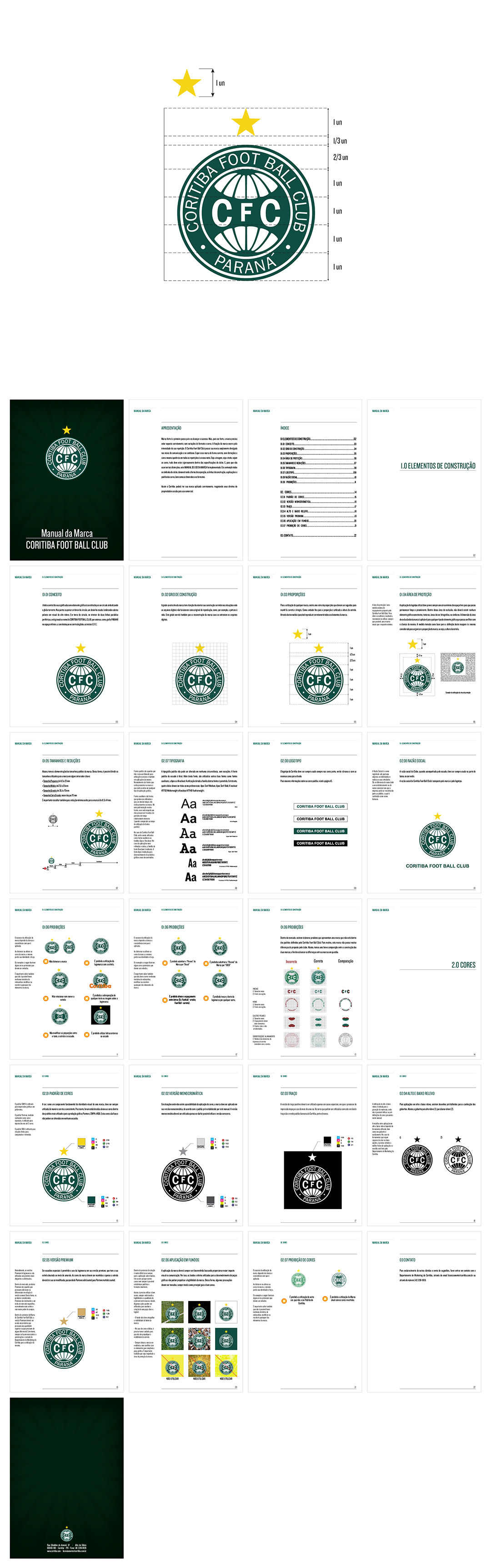 巴西CORITIBA FOOTBALL CLUB科里蒂巴足球俱乐部logo规范