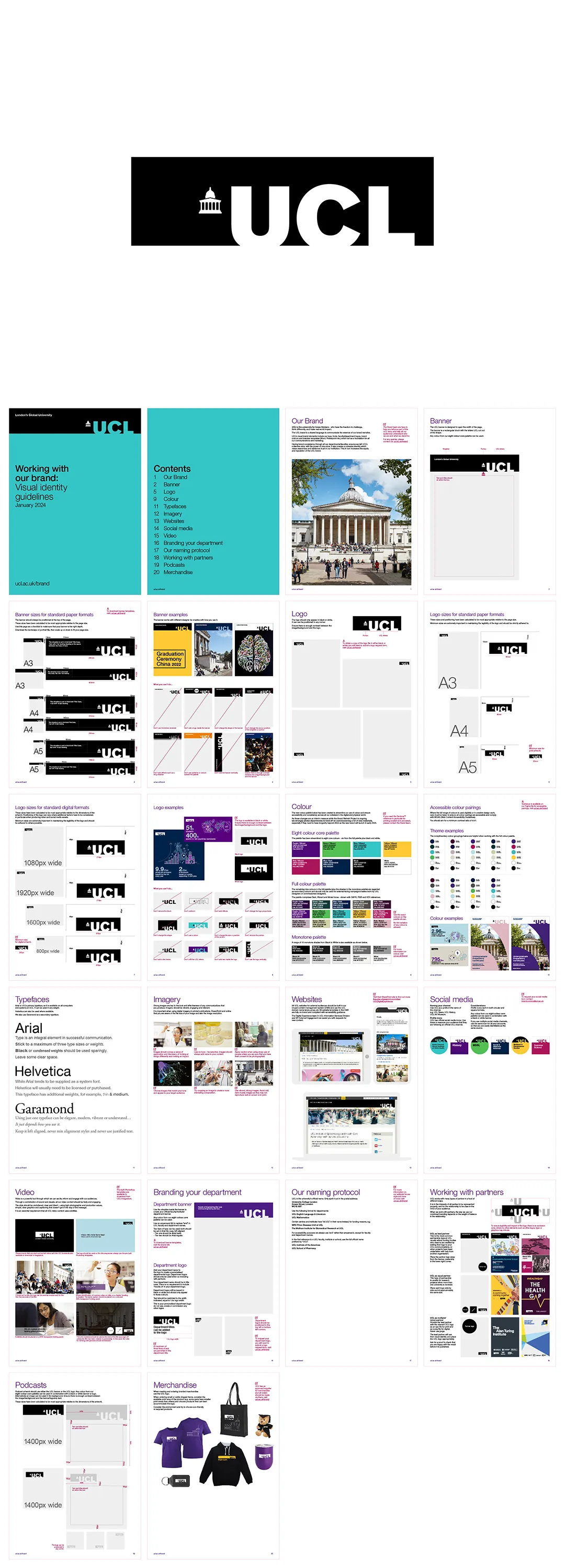 英国UNIVERSITY COLLEGE LONDON伦敦大学学院品牌VI手册