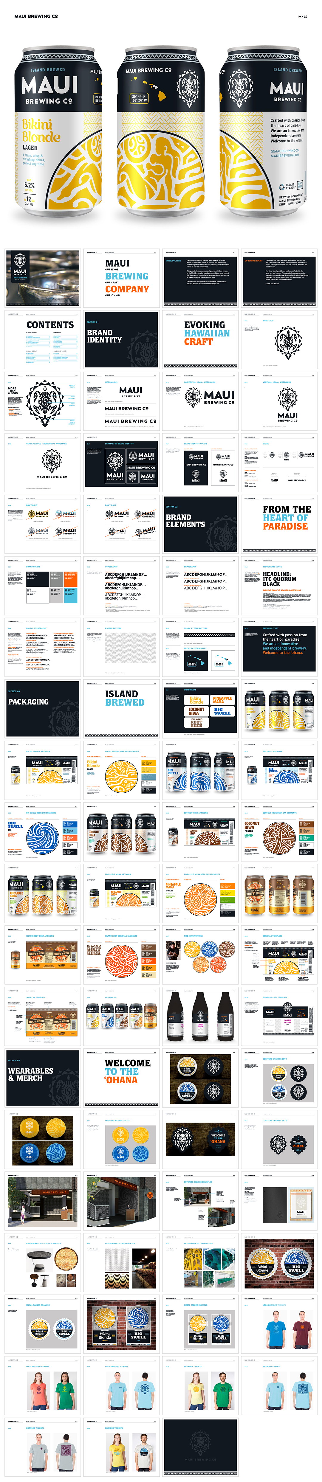 美国MAUI BREWING CO啤酒品牌VI手册
