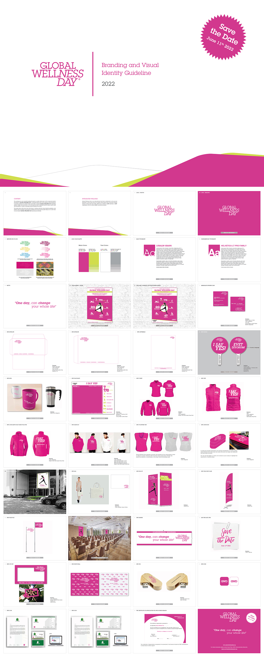 土耳其GLOBAL WELLNESS DAY全球健康日活动VI手册