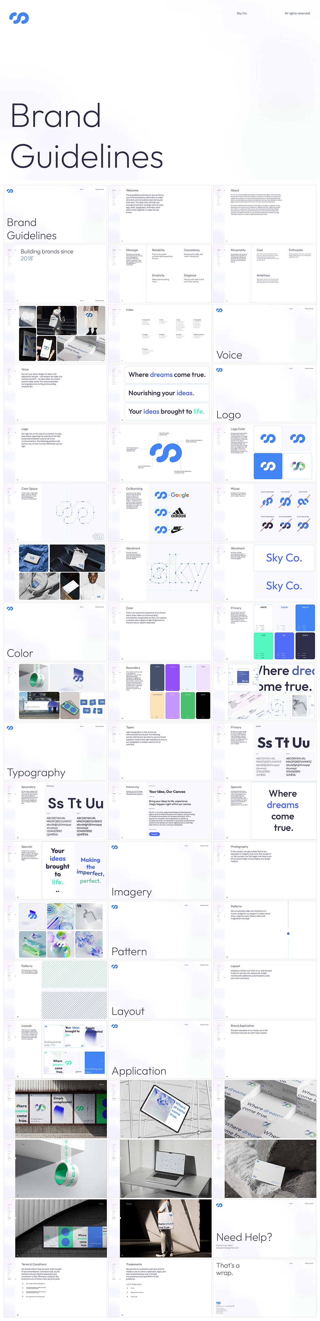 尼日利亚SkyCo品牌设计和开发代理机构品牌VI手册