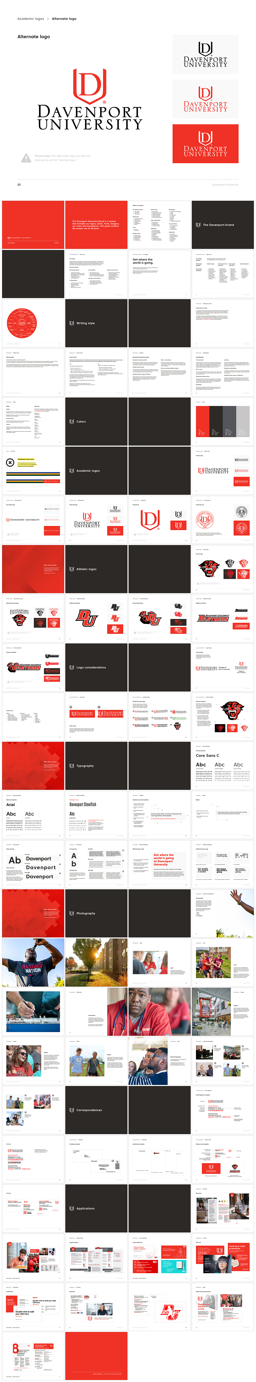 美国DAVENPORT UNIVERSITY达文波特大学VI手册