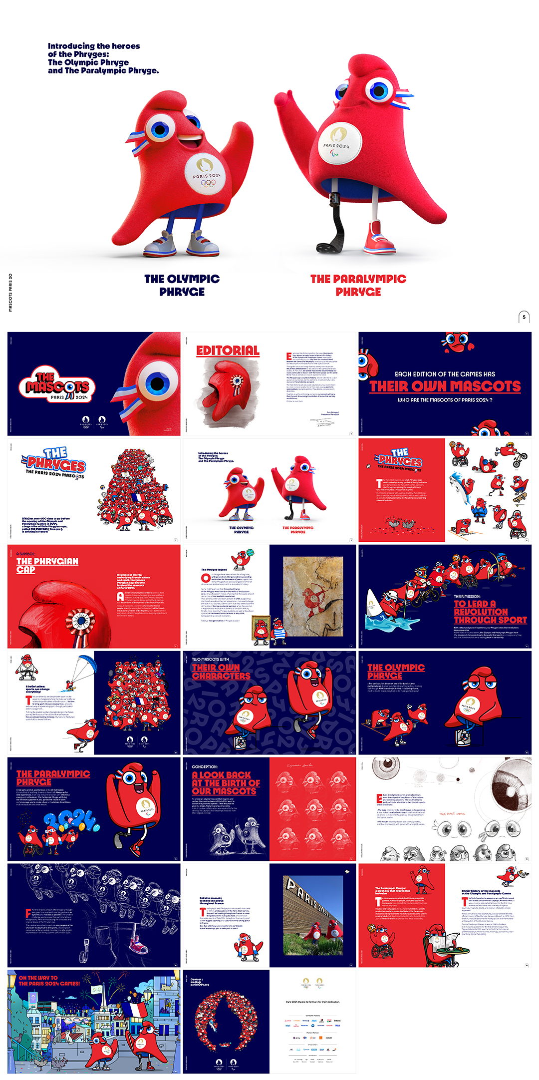 2024年巴黎奥运会吉祥物（弗里热）品牌VI手册