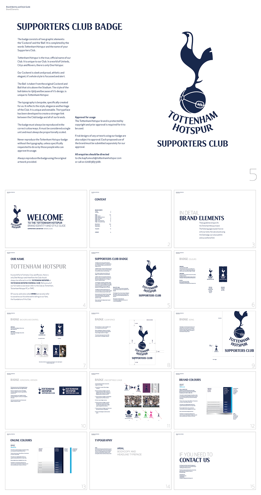 英国TOTTENHAM HOTSPUR托特纳姆热刺足球俱乐部logo规范
