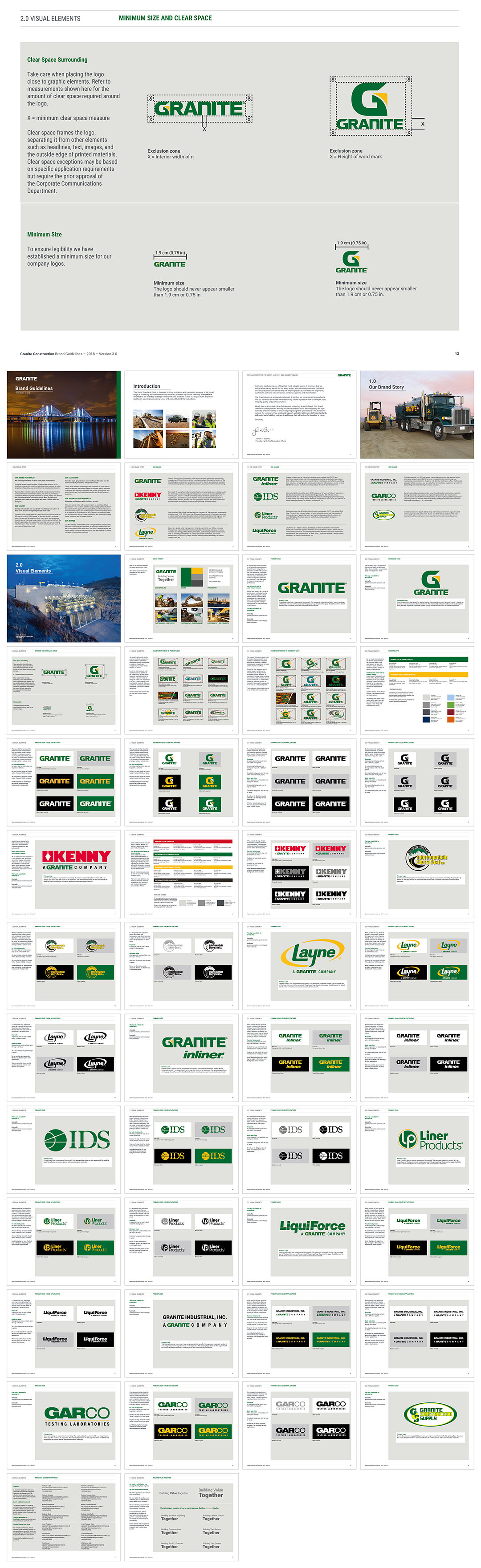 美国GRANITE建筑公司logo规范