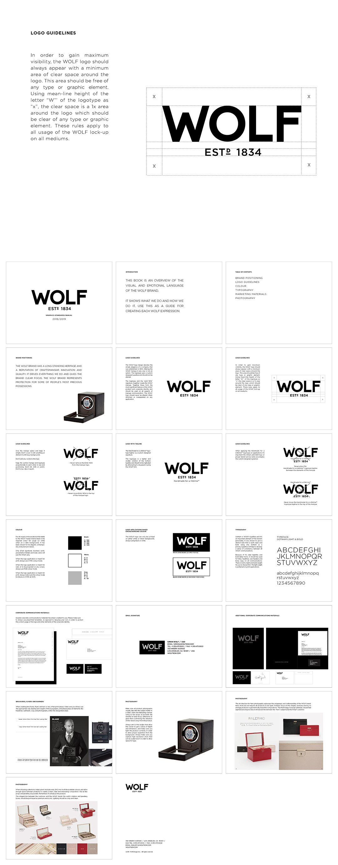 美国WOLF奢侈品牌logo规范