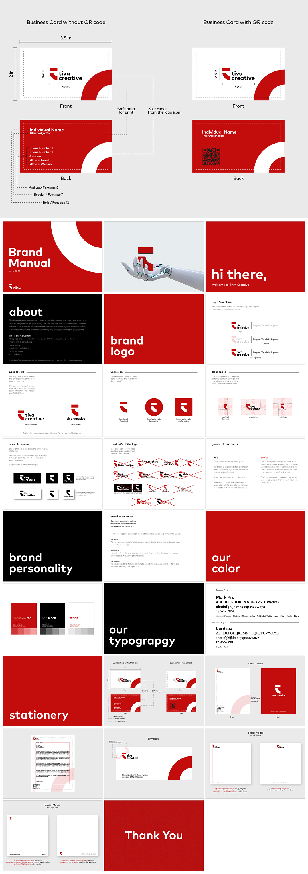 尼日利亚TIVA CREATIVE数字营销代理公司VI手册