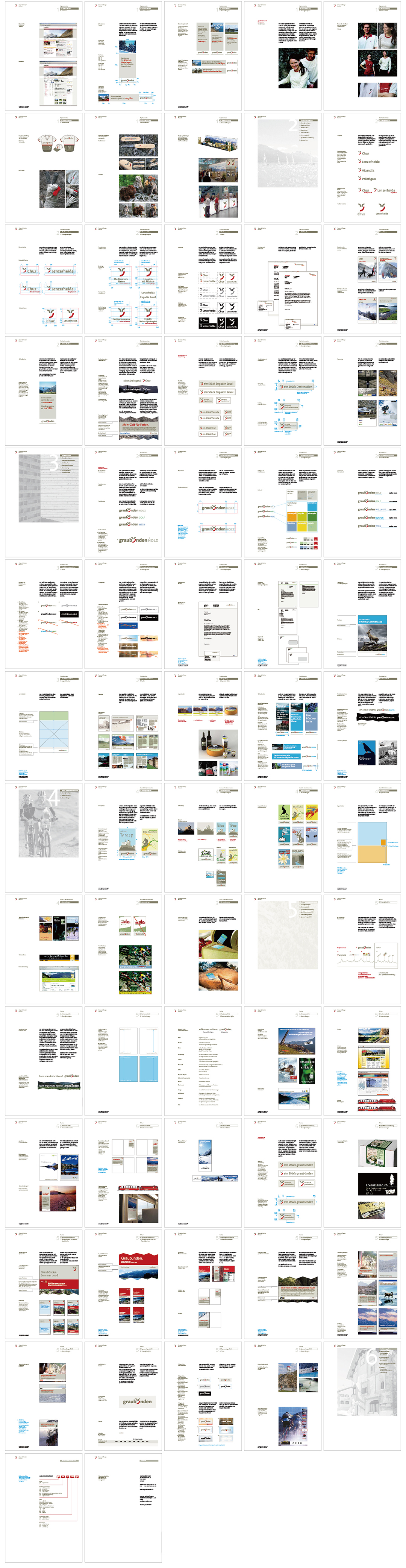 瑞士GRAUBÜNDEN格劳宾登州城市VI手册