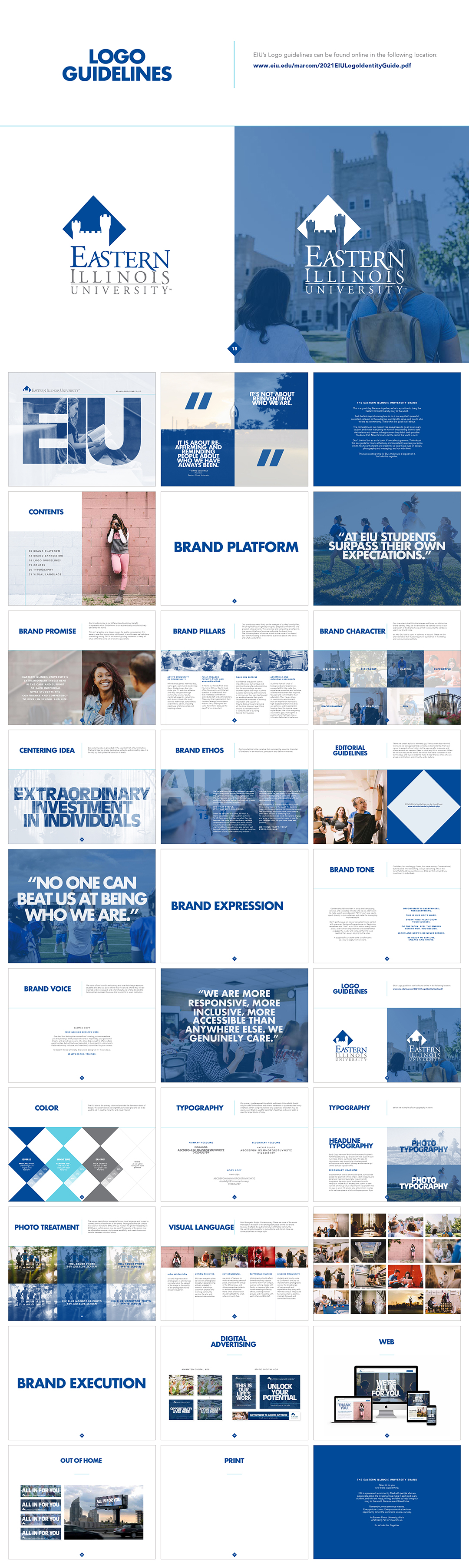 美国ELU(EASTERN ILLINOIS UNIVERSITY)东伊利诺大学VI手册