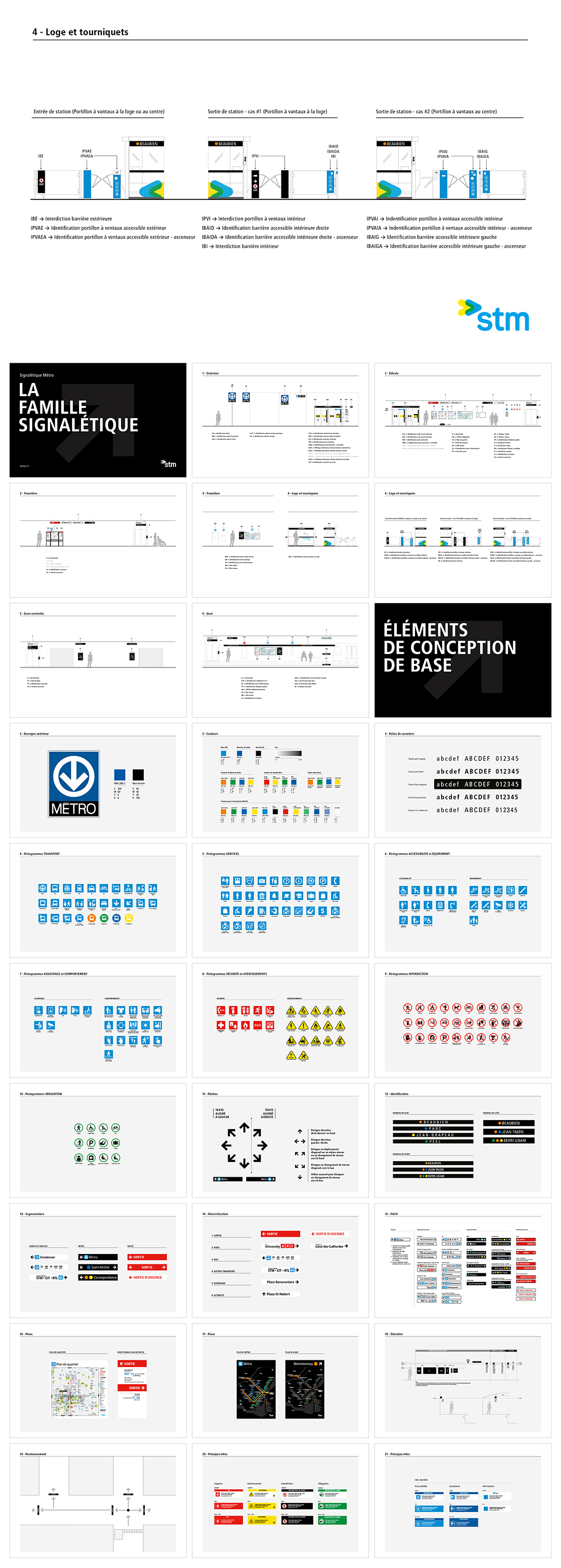 加拿大STM(SOCIÉTÉ DE TRANSPORT DE MONTRÉAL)蒙特利尔市公共交通导示