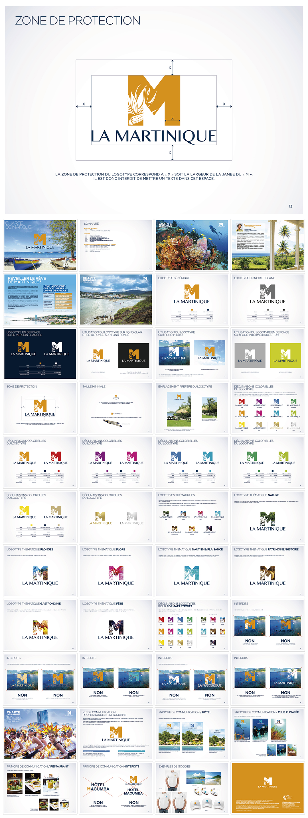 法国LA MARTINIQUE马提尼克岛旅游品牌VI手册
