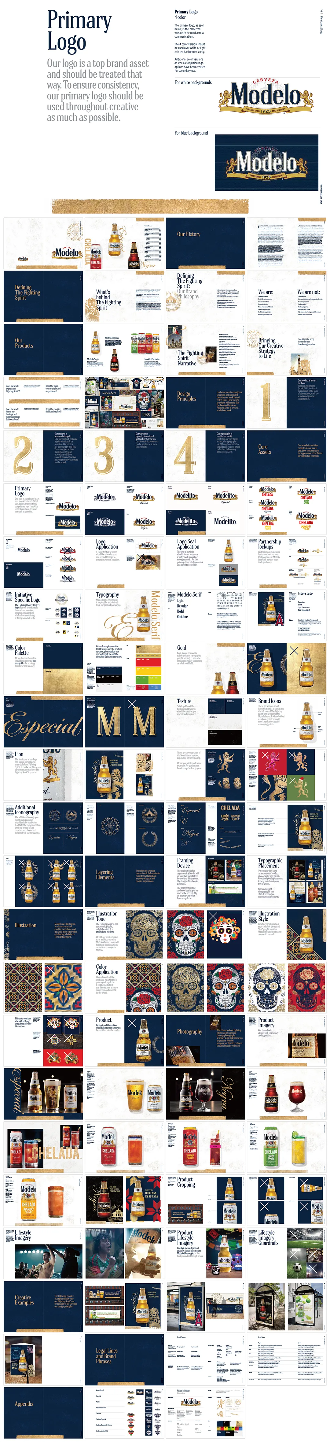 墨西哥Modelo摩得罗啤酒品牌VI手册