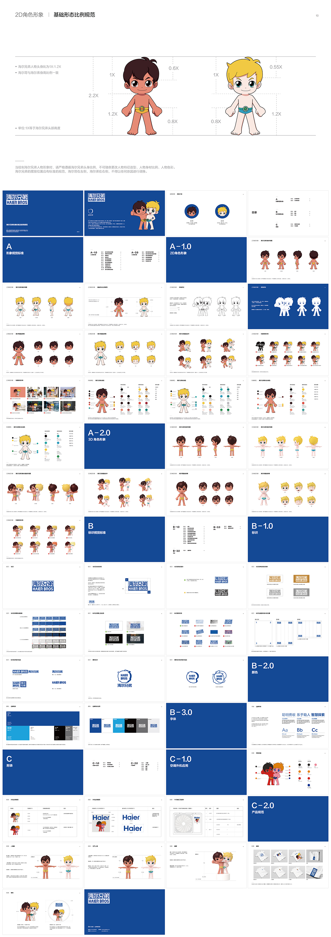 Haier Bros海尔兄弟IP形象视觉规范