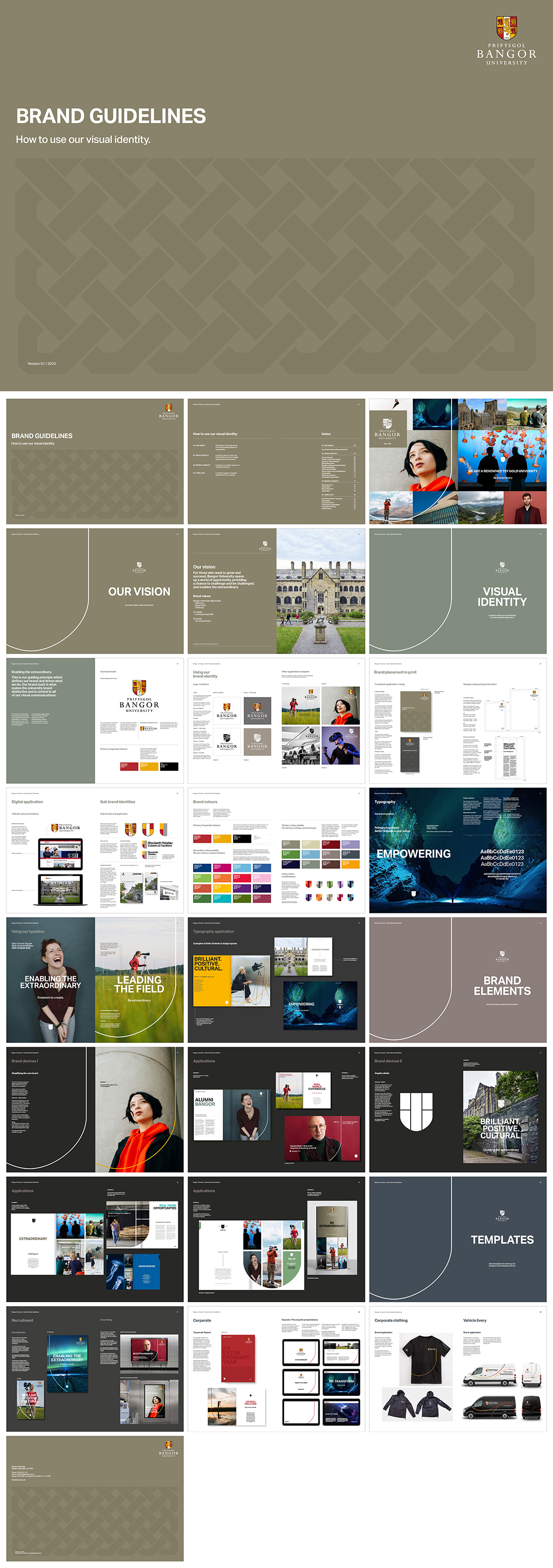 英国BANGOR UNIVERSITY班戈大学VI手册