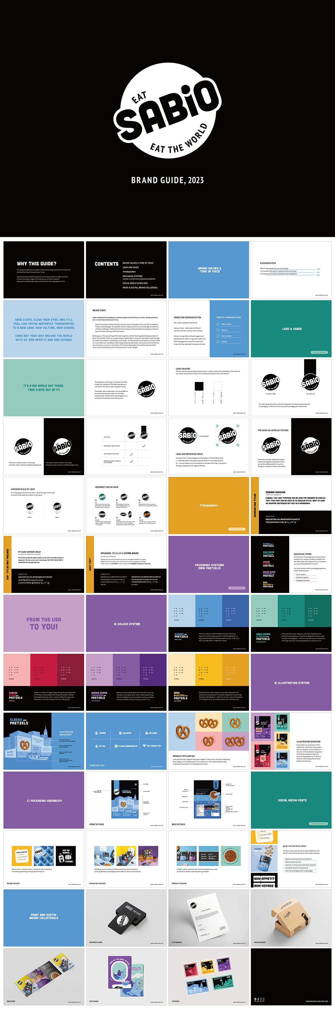 印度SABIO零食品牌VI手册