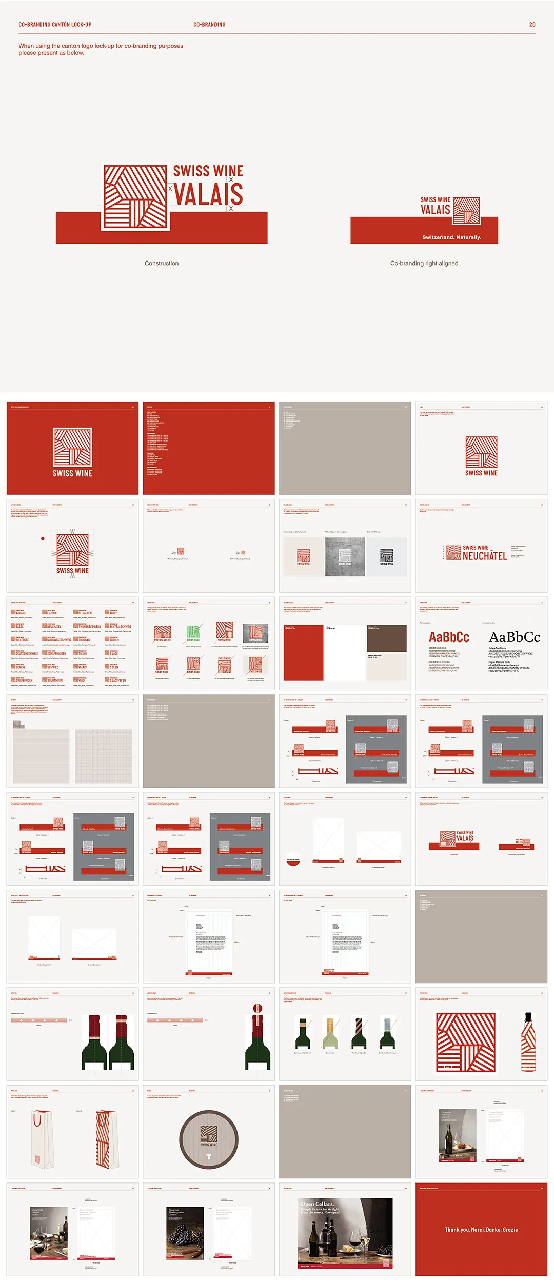 瑞士SWISS WINE葡萄酒品牌VI手册