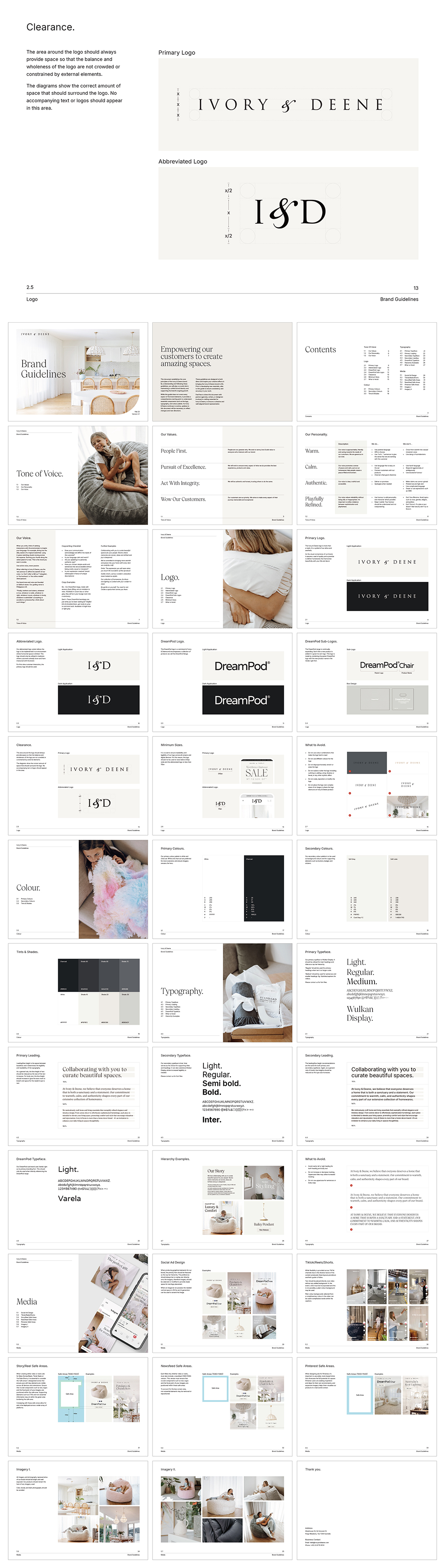 澳大利亚IvoryDeene家居用品品牌VI手册