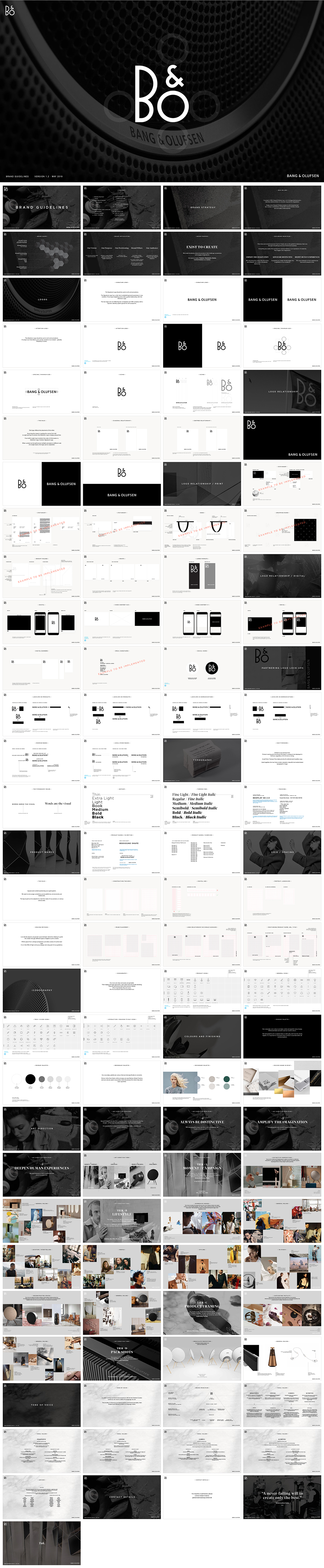 丹麦B&O（BANG & OLUFSEN）顶级视听品牌VI手册