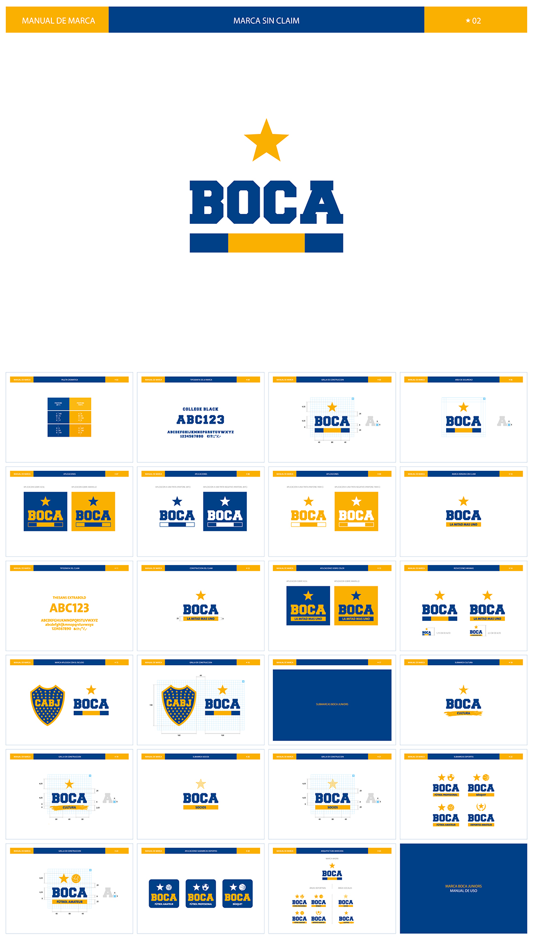 阿根廷BOCA JUNIORS博卡足球俱乐部logo规范