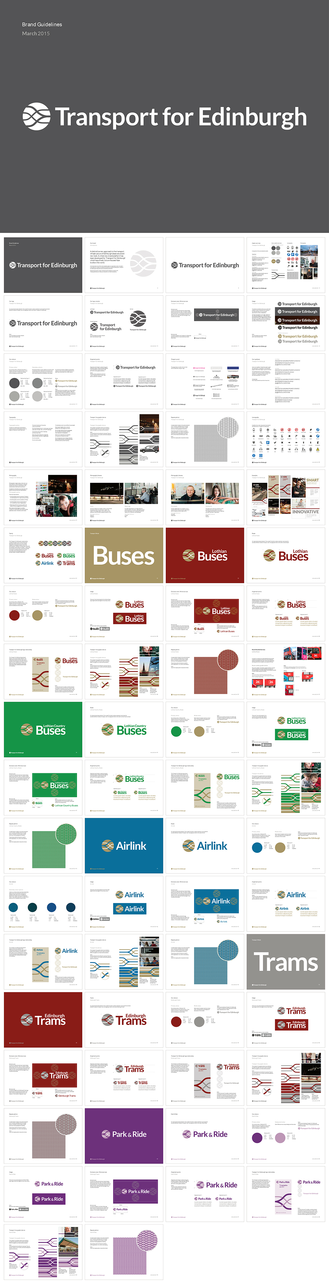 英国Transport for Edinburgh爱丁堡公共交通品牌VI手册
