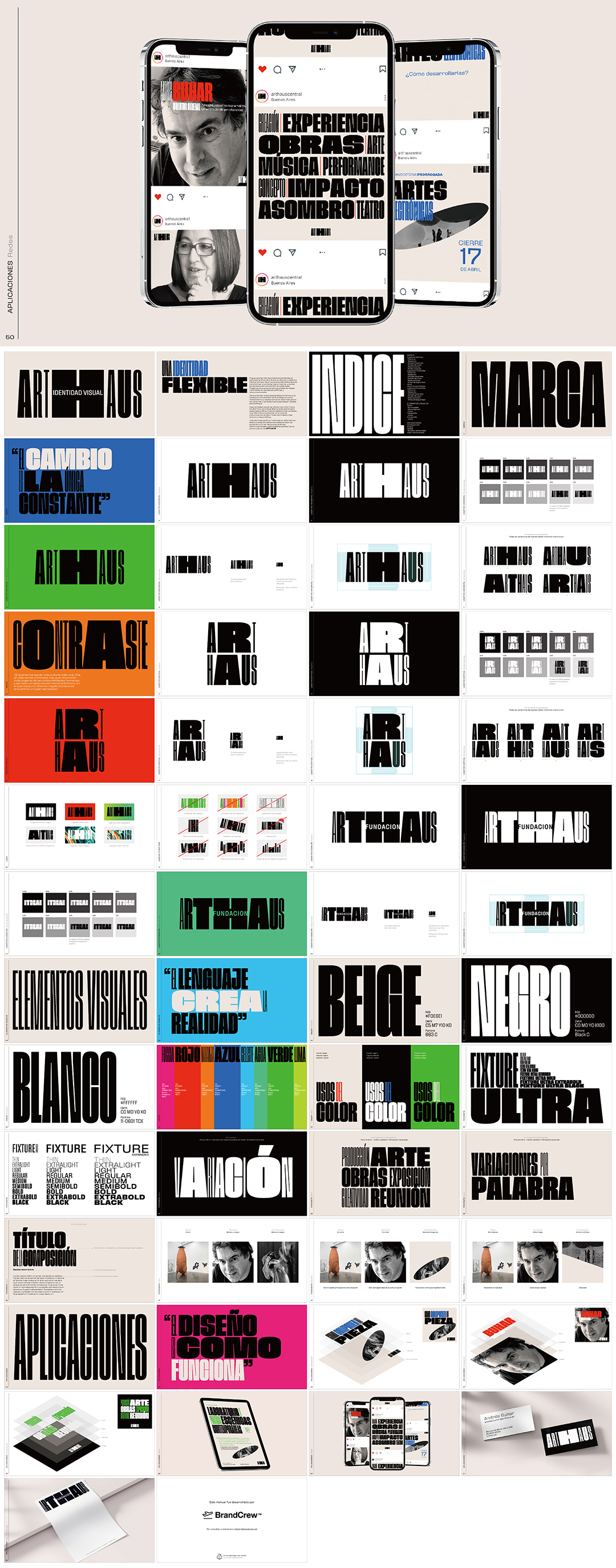 阿根廷ARTHAUS CENTRAL文化艺术机构品牌VI手册
