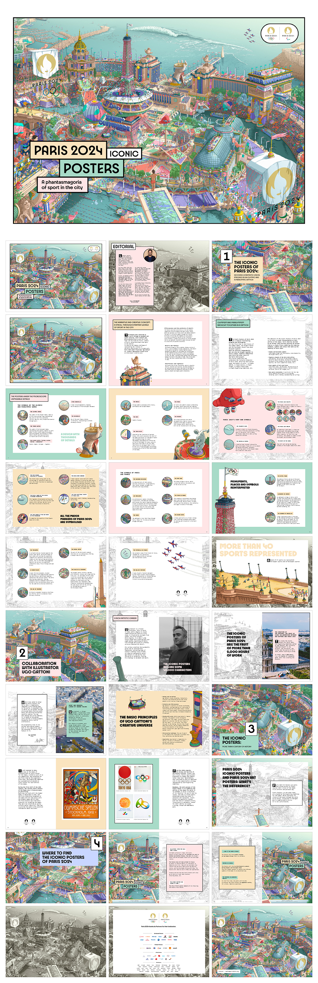 2024法国巴黎奥运官方海报手册